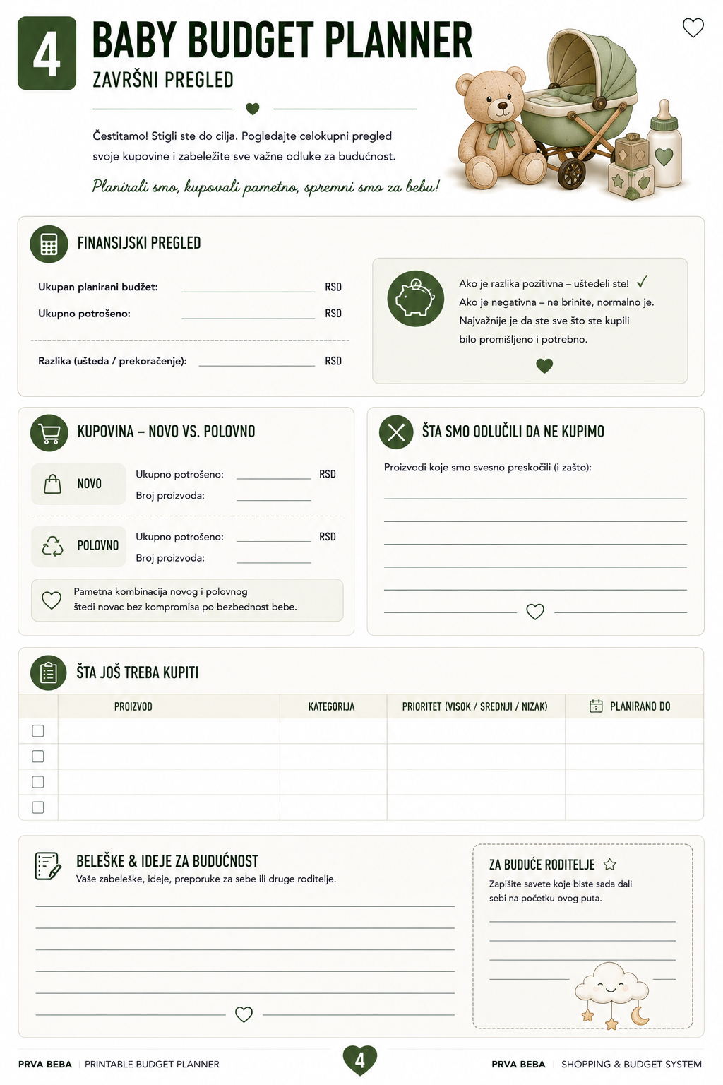 Baby Budget Planner